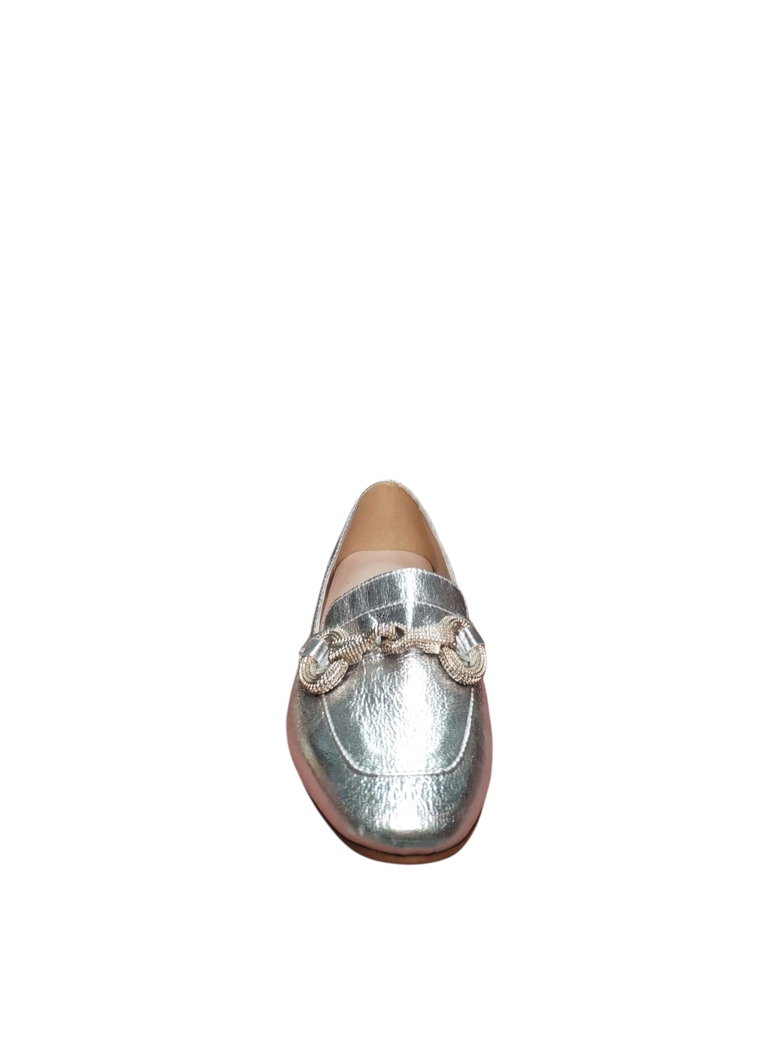 Mocassini ARRES Donna Oro Effetto Metallizzato con Fibbia