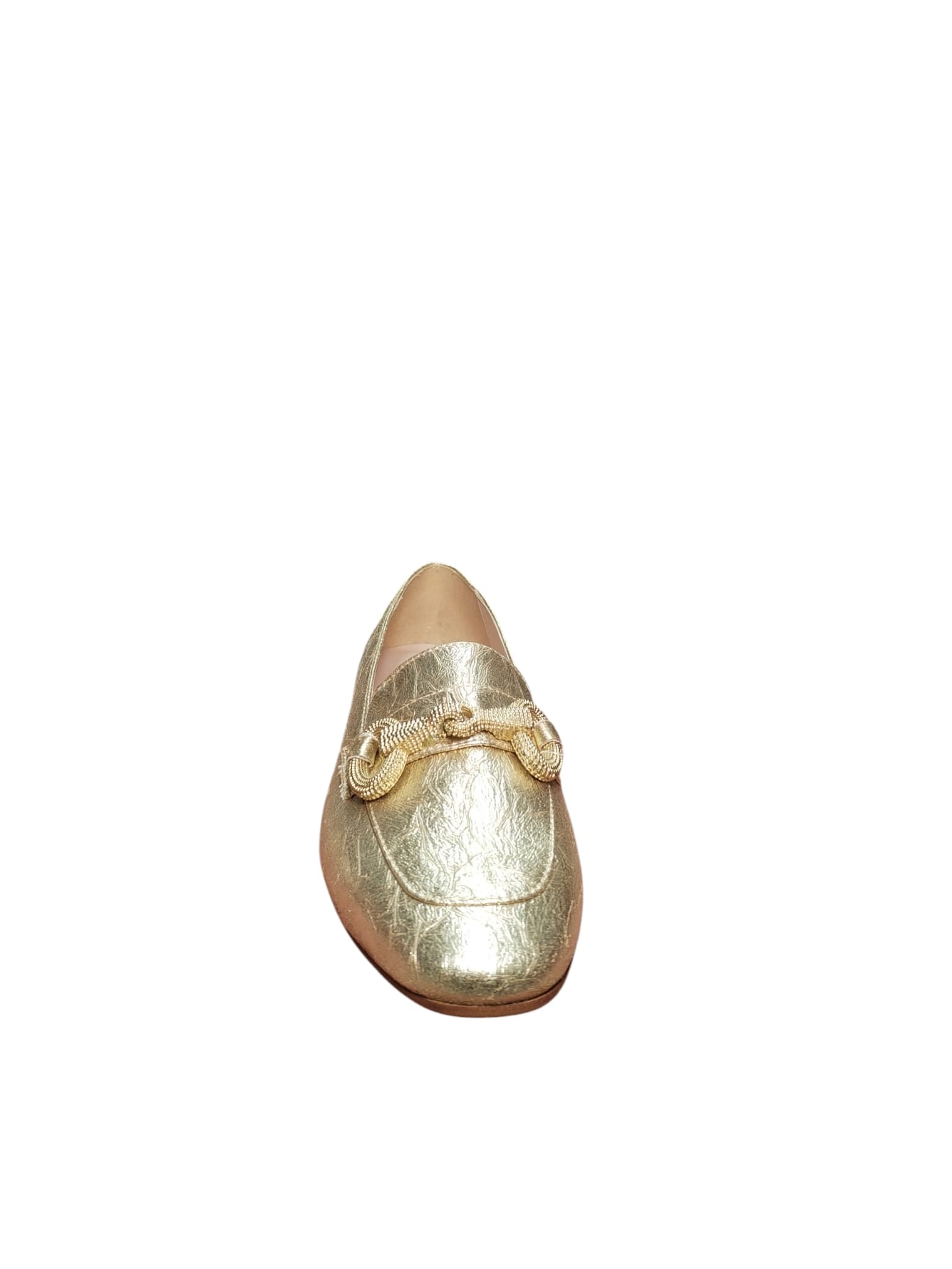 Mocassini ARRES Donna Oro Effetto Metallizzato con Fibbia