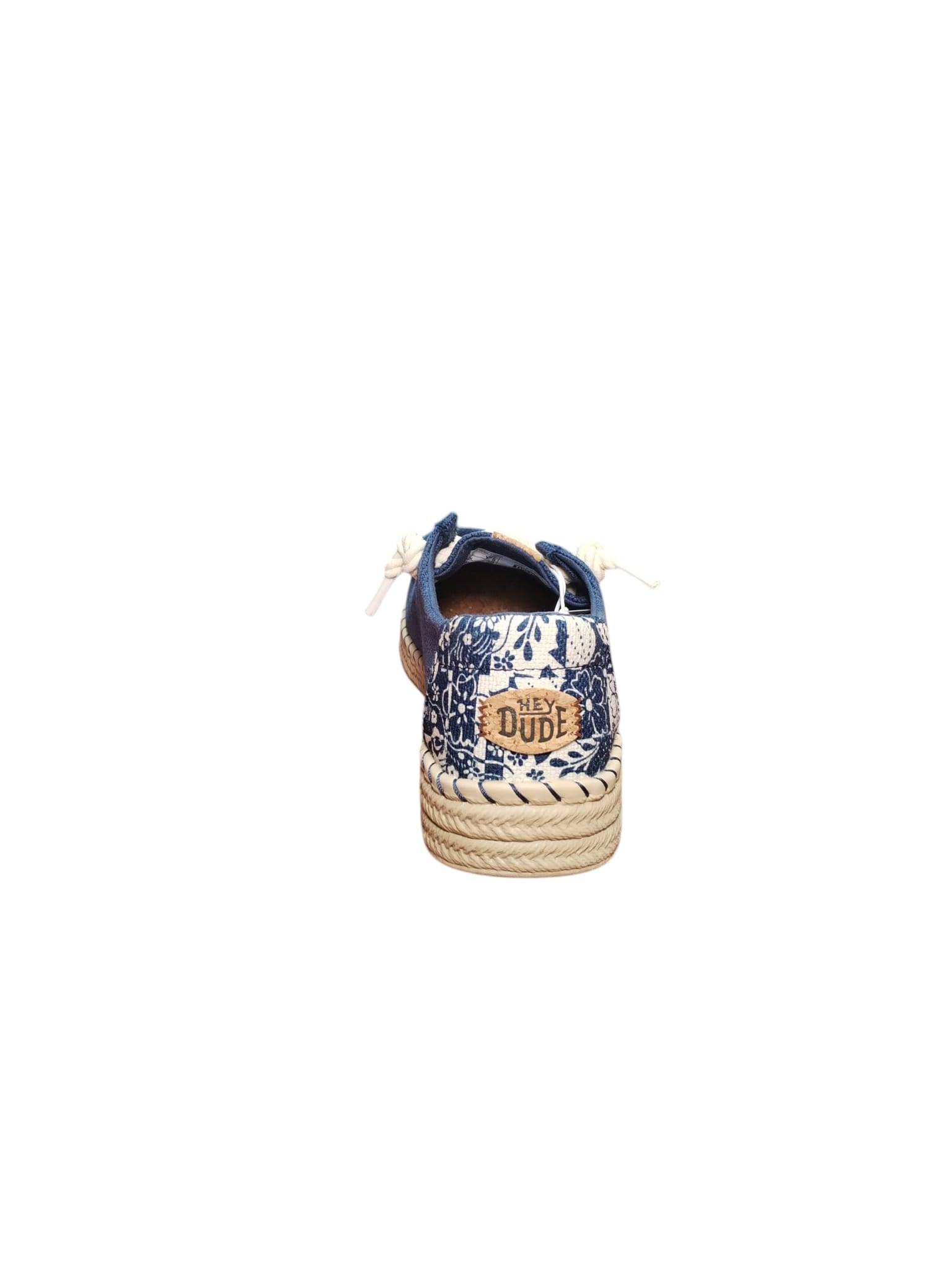 Mocassino Hey dude Blu con Suola in Corda Intrecciata