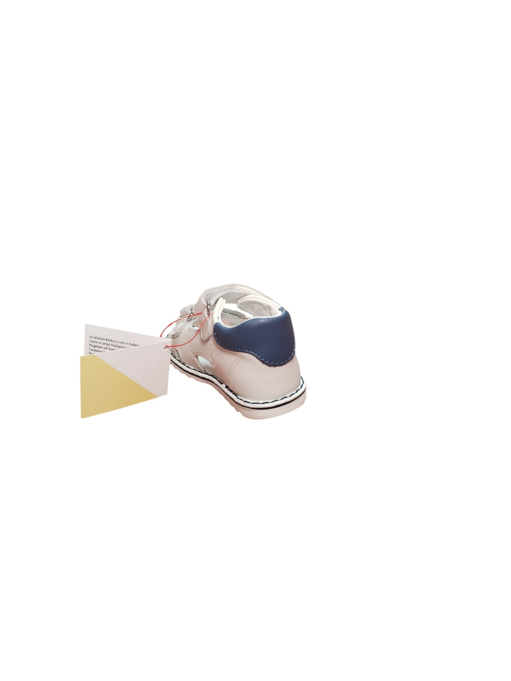 Sandali Balducci Bambino Bianchi con Strappi Velcro