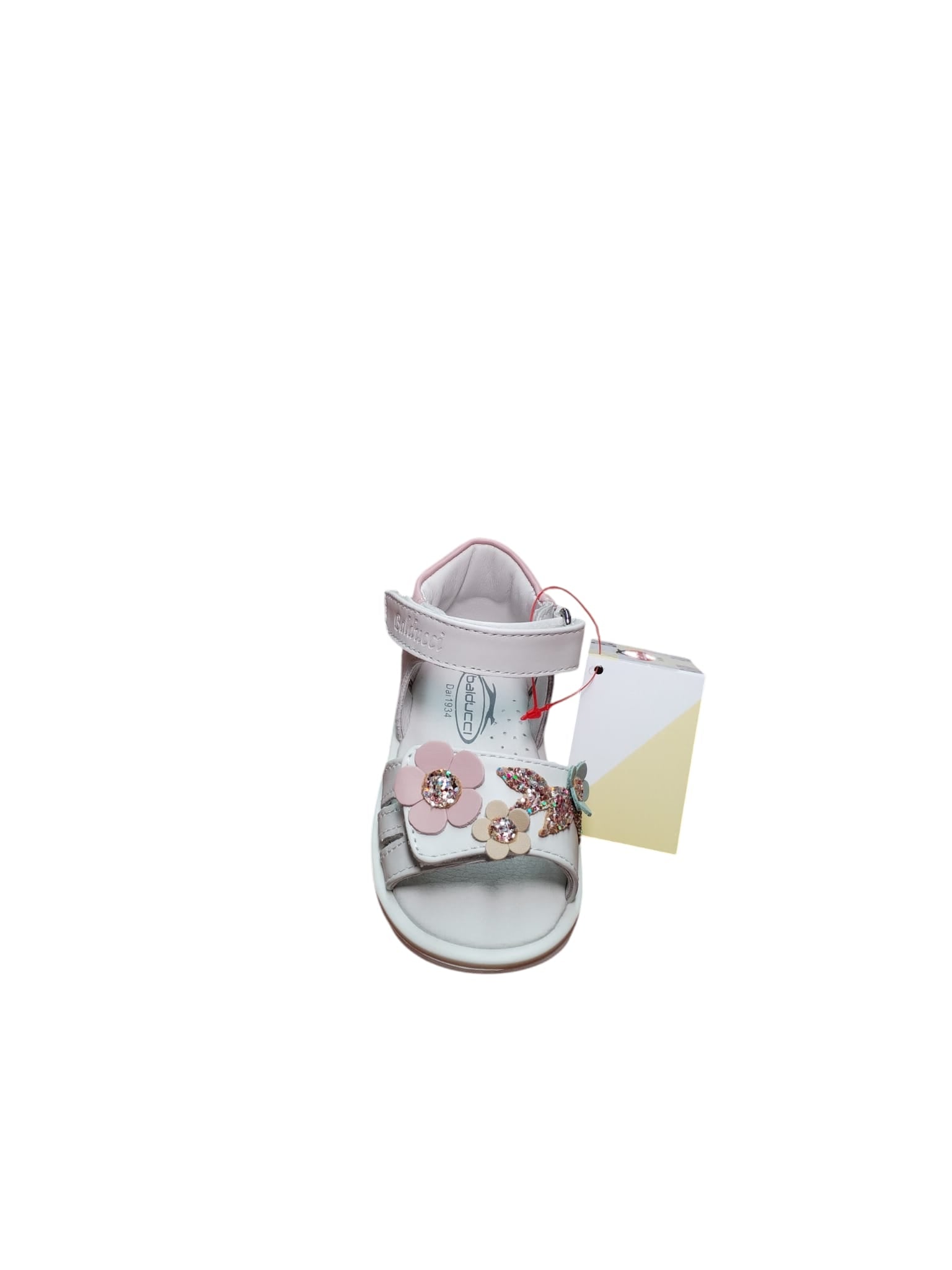 Sandali Balducci Bambina Rosa con Fiori Decorativi