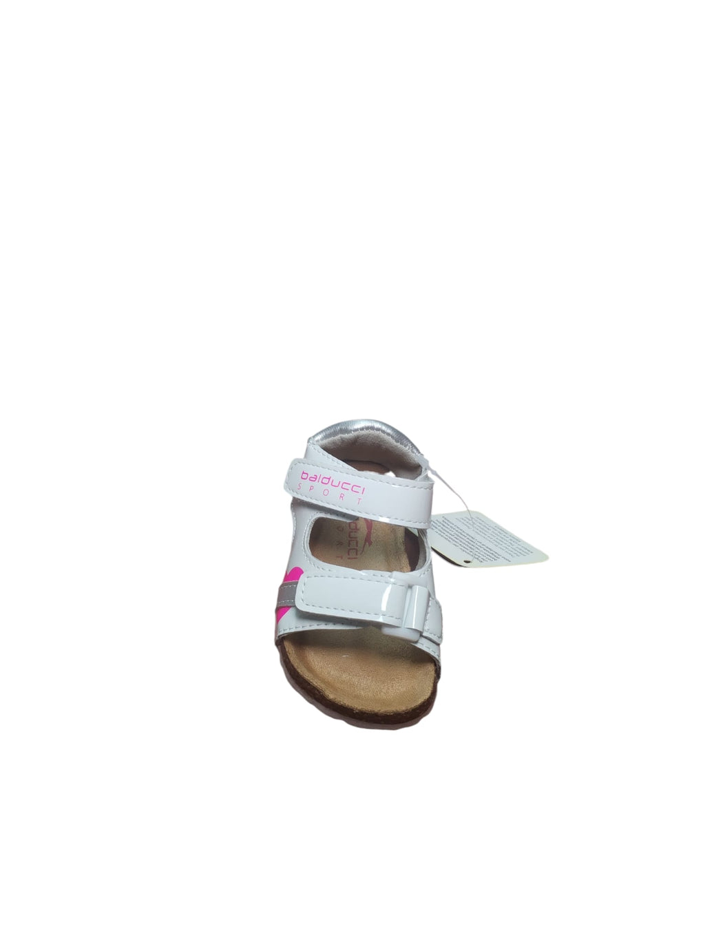 Sandali Balducci Sport Bambina Bianchi Rosa Cuori Velcro