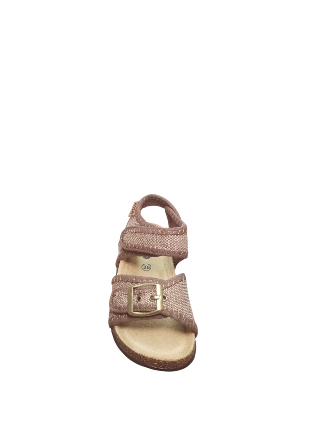 Sandalo Asso Bambino Comfort Beige con Chiusura Regolabile