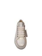 Sneakers KEYS Donna Platform Effetto Perla Beige Eleganti