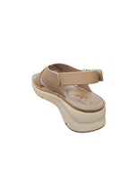 Sandali KEYS Donna Beige Comfort con Fasce Incrociate