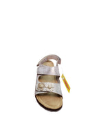 Sandali Balducci Bambina Glitterati Rosa con Fiori Decorativi