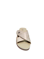 Fly Flot Sandali Donna Beige con Velcro e Fantasia Floreale