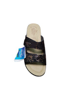 Sandali Donna Fly Flot Airflot Comfort Nero Floreale