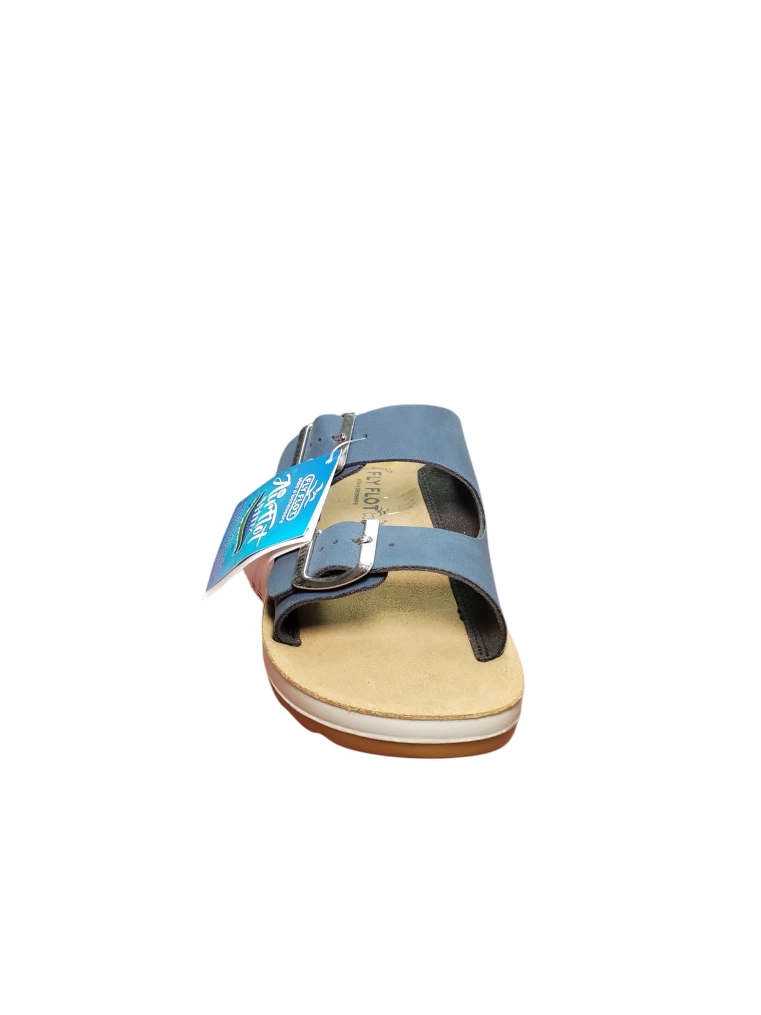 Sandali Donna Fly Flot Blu con Doppia Fibbia Comfort