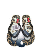 Fila Infradito Donna Fantasia B/N con Cinghie Argento
