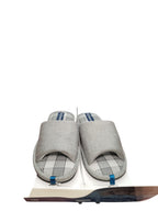 Pantofole De Fonseca Uomo Grigie a Fantasia Plaid Comfort