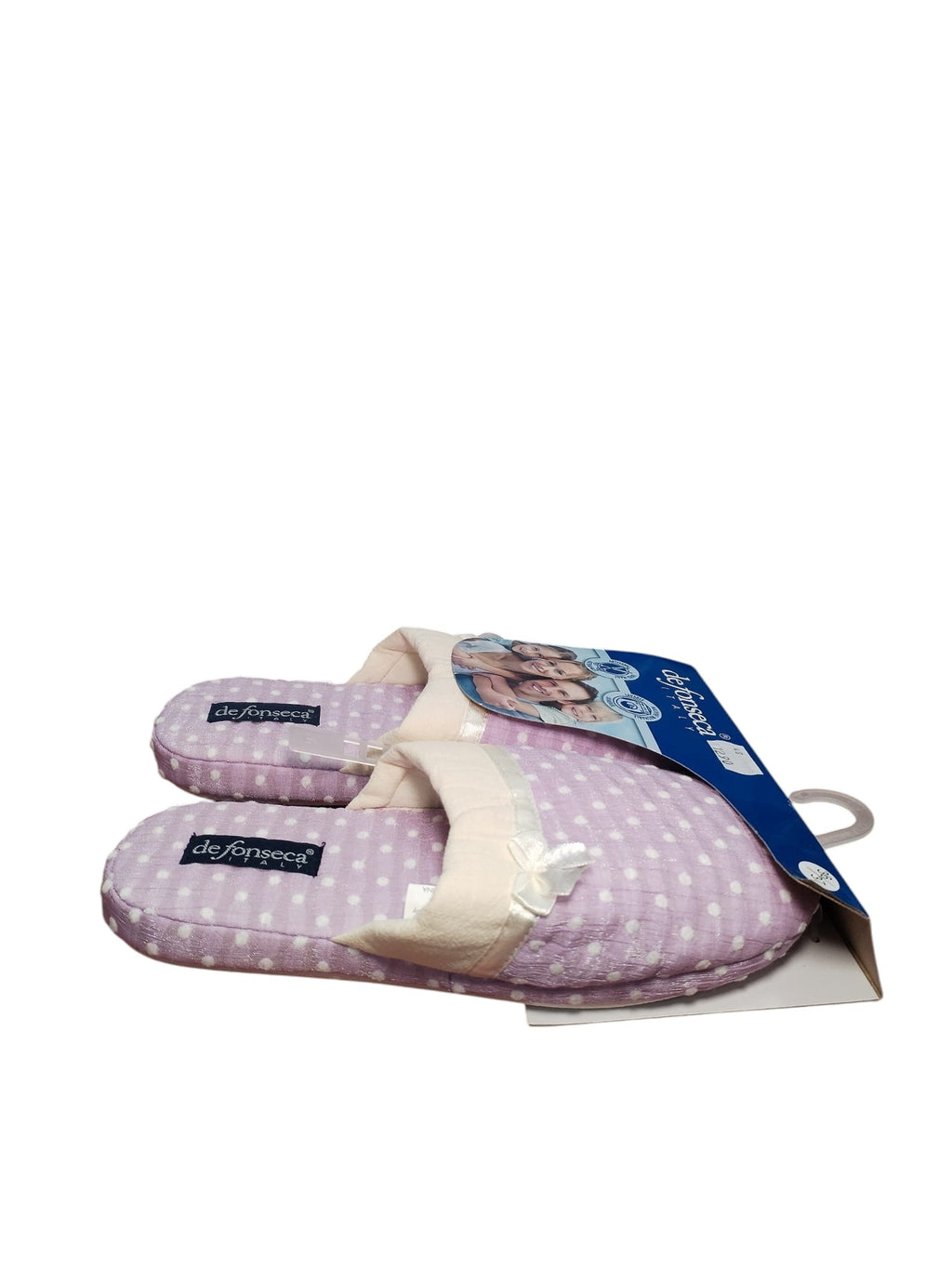 Pantofole Donna De Fonseca Pois Verde Chiaro Comfort