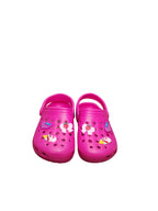 Zoccoli Bambina Rosa con Charms Divertenti | Sandali Estivi