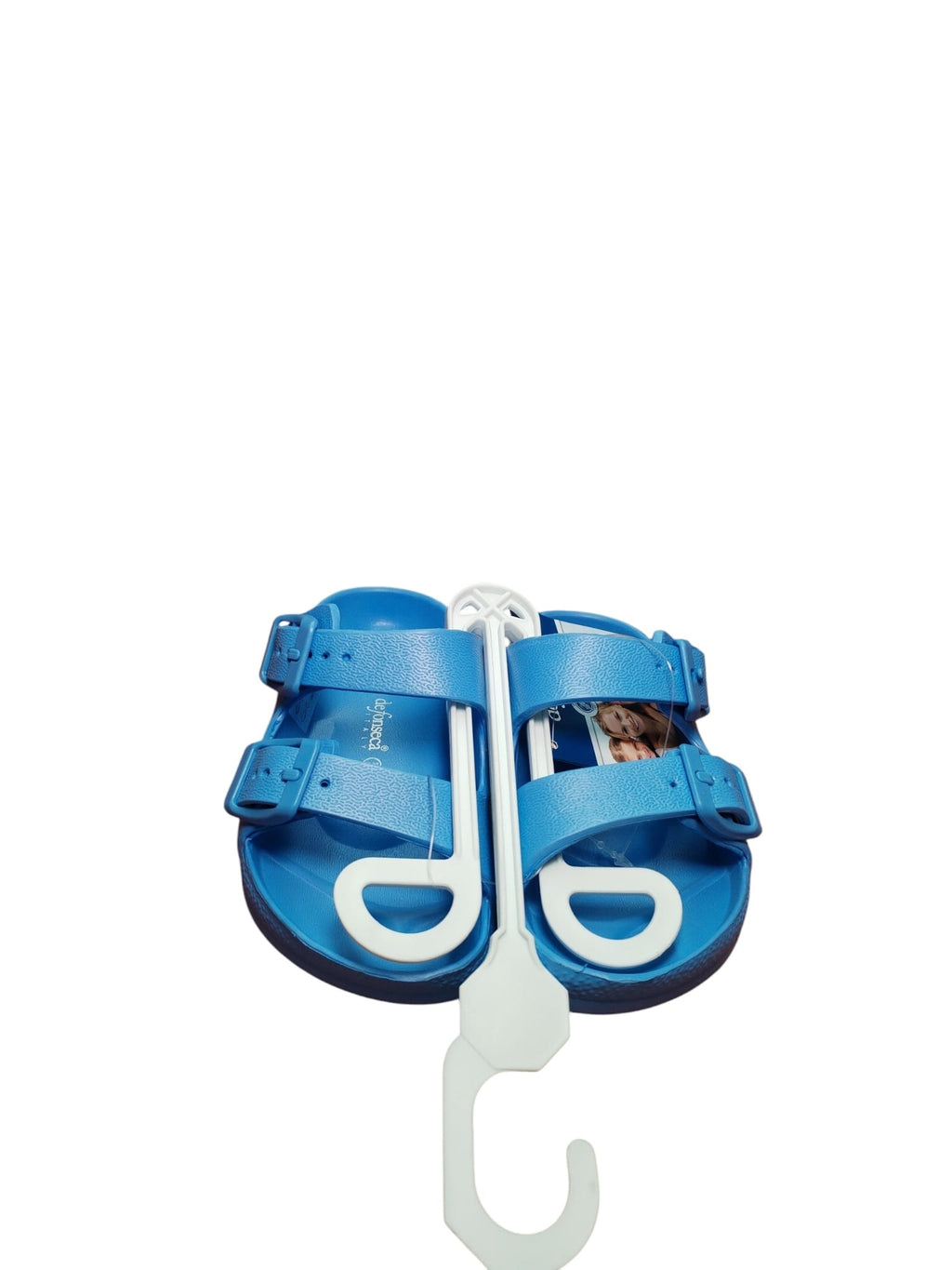 Sandali Casual Blu con Doppia Fibbia Regolabile