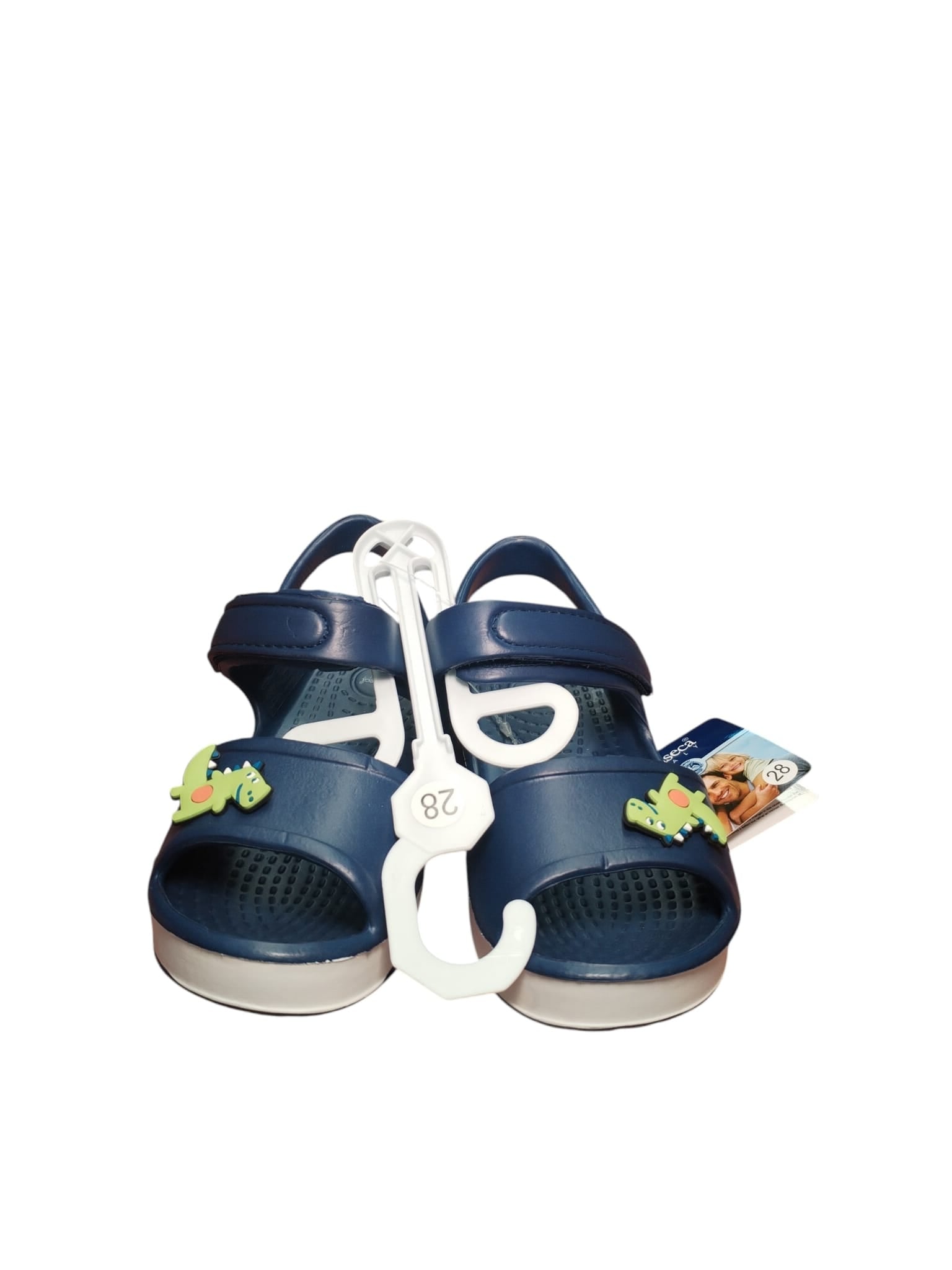 Sandali Bambino Blu con Dinosauro | Comodi e Leggeri
