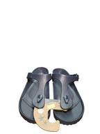 Infradito Unisex de fonseca Grigio Scuro con Fibbia