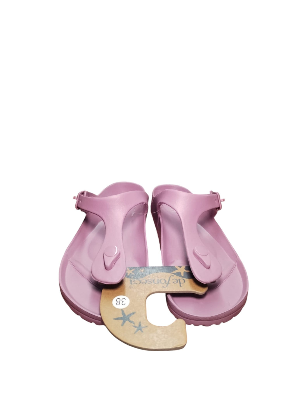 Sandali Infradito Donna Rosa Chiaro con Fibbia Regolabile