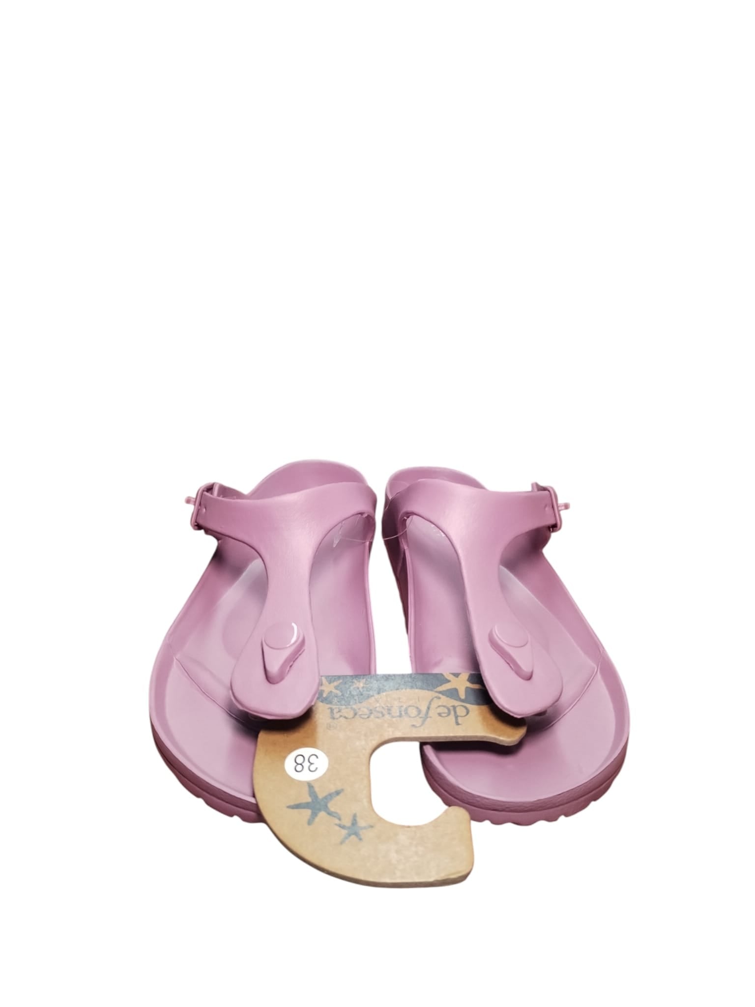 Sandali Infradito Donna Rosa Chiaro con Fibbia Regolabile
