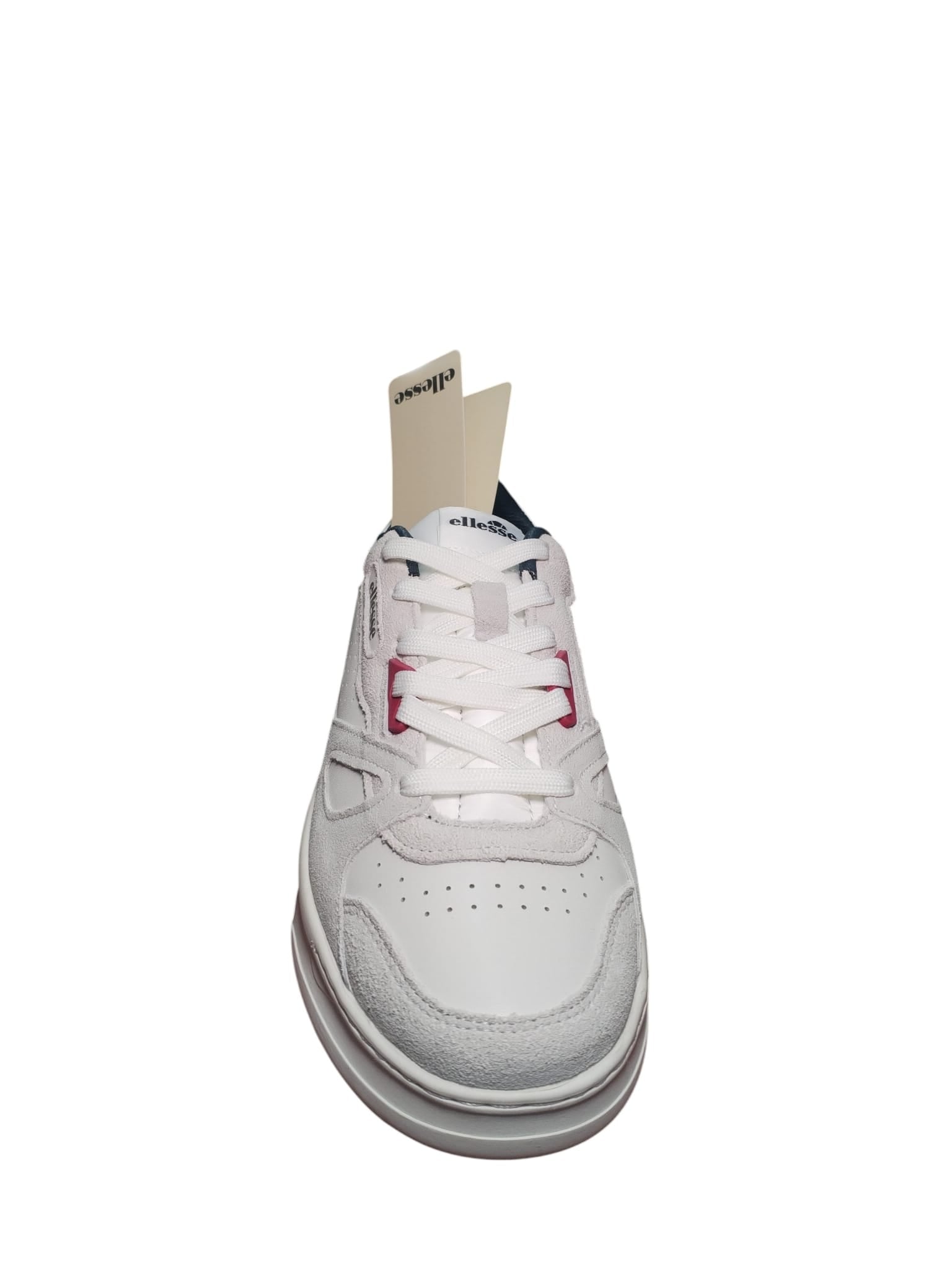 Ellesse Scarpe Sneakers Bianche Uomo Donna Casual Sportive in vera pelle