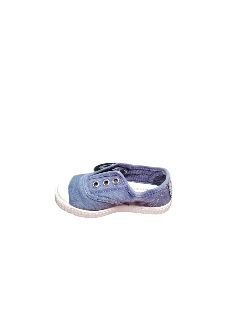 Scarpe Tela Bambino Cienta Blu Slip