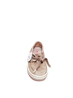 Scarpe da Barca Cienta per Bambini in Tela Beige