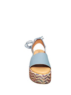 Sandali Platform ARRES con Suola Intrecciata e Lacci