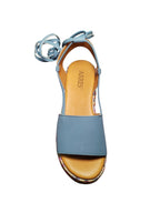 Sandali Platform ARRES con Suola Intrecciata e Lacci