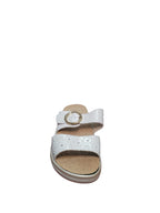 Sandali Donna Comfort Fly Flot Bianco con Fibbia Regolabile