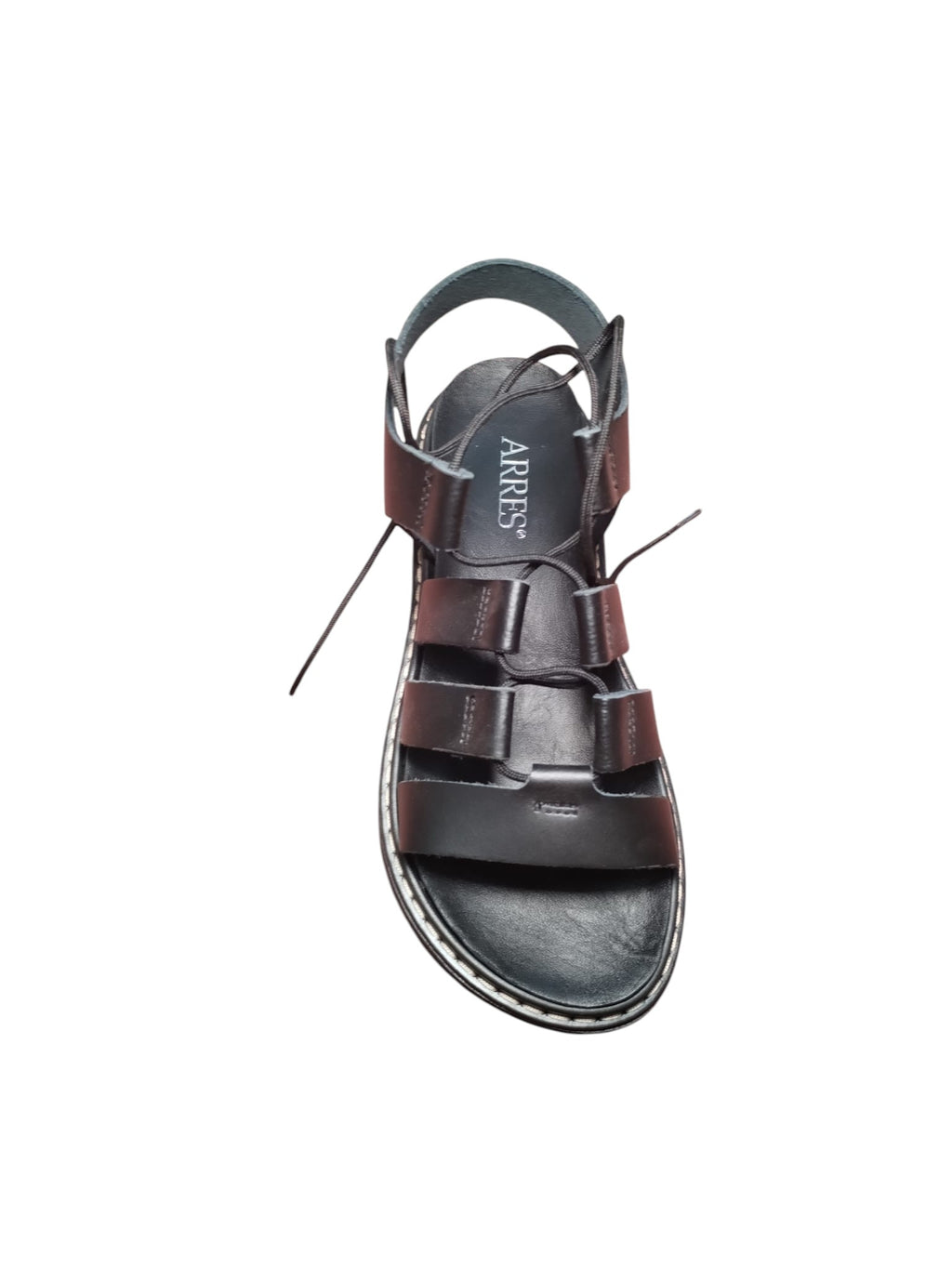 Sandali ARRES Platform Neri con Lacci e Suola Chunky