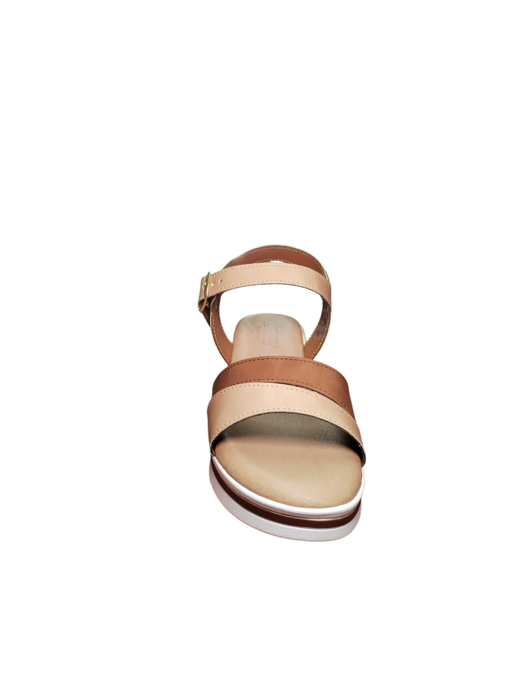 Sandali Donna ARRES con Zeppa Comfort Beige e Marrone