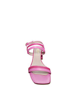 Sandali Donna ARRES Rosa Tacco Largo Fasce Multiple Eleganti