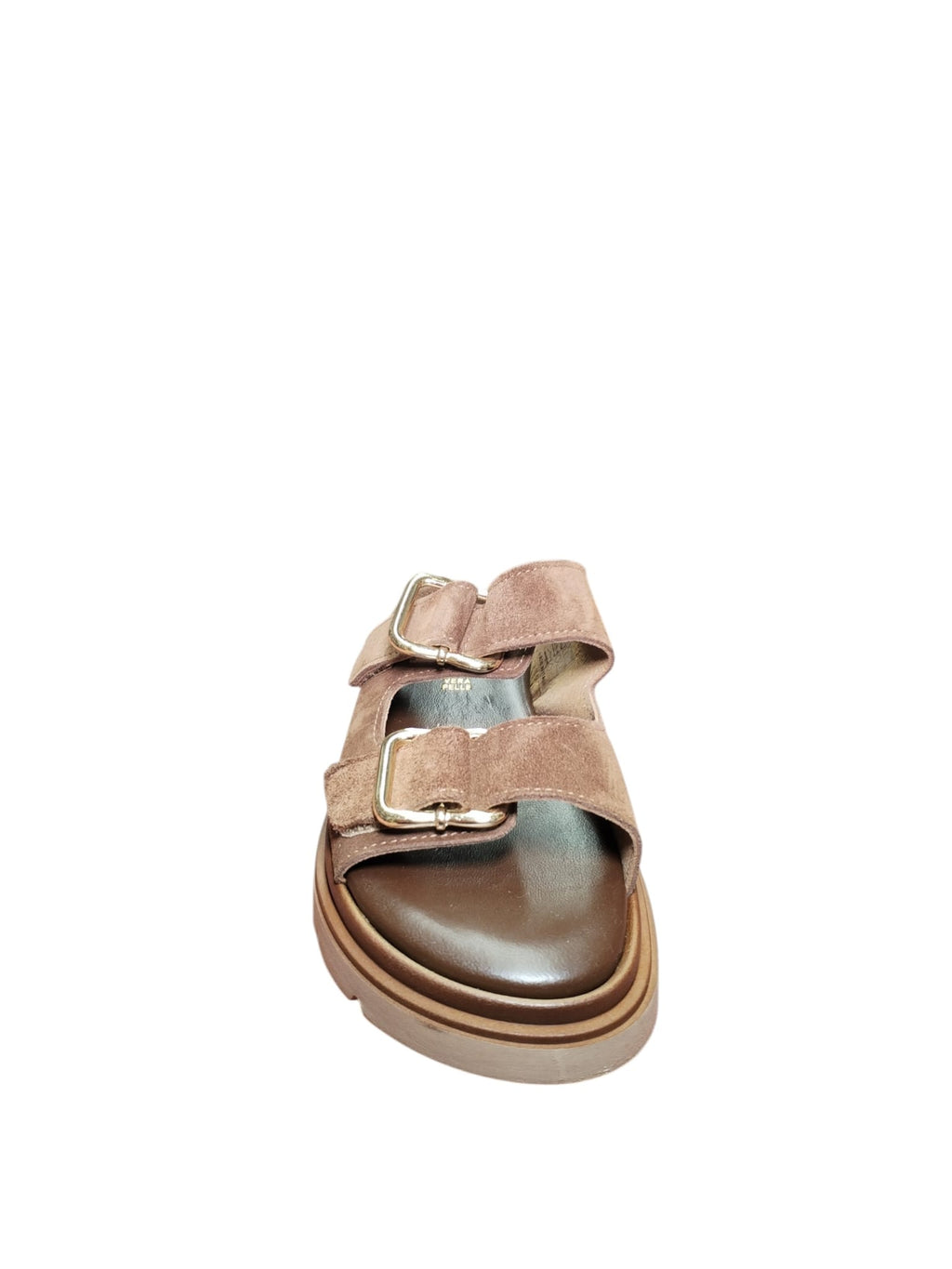 Sandali Donna ARRES Scamosciati con Fibbie e Suola Platform