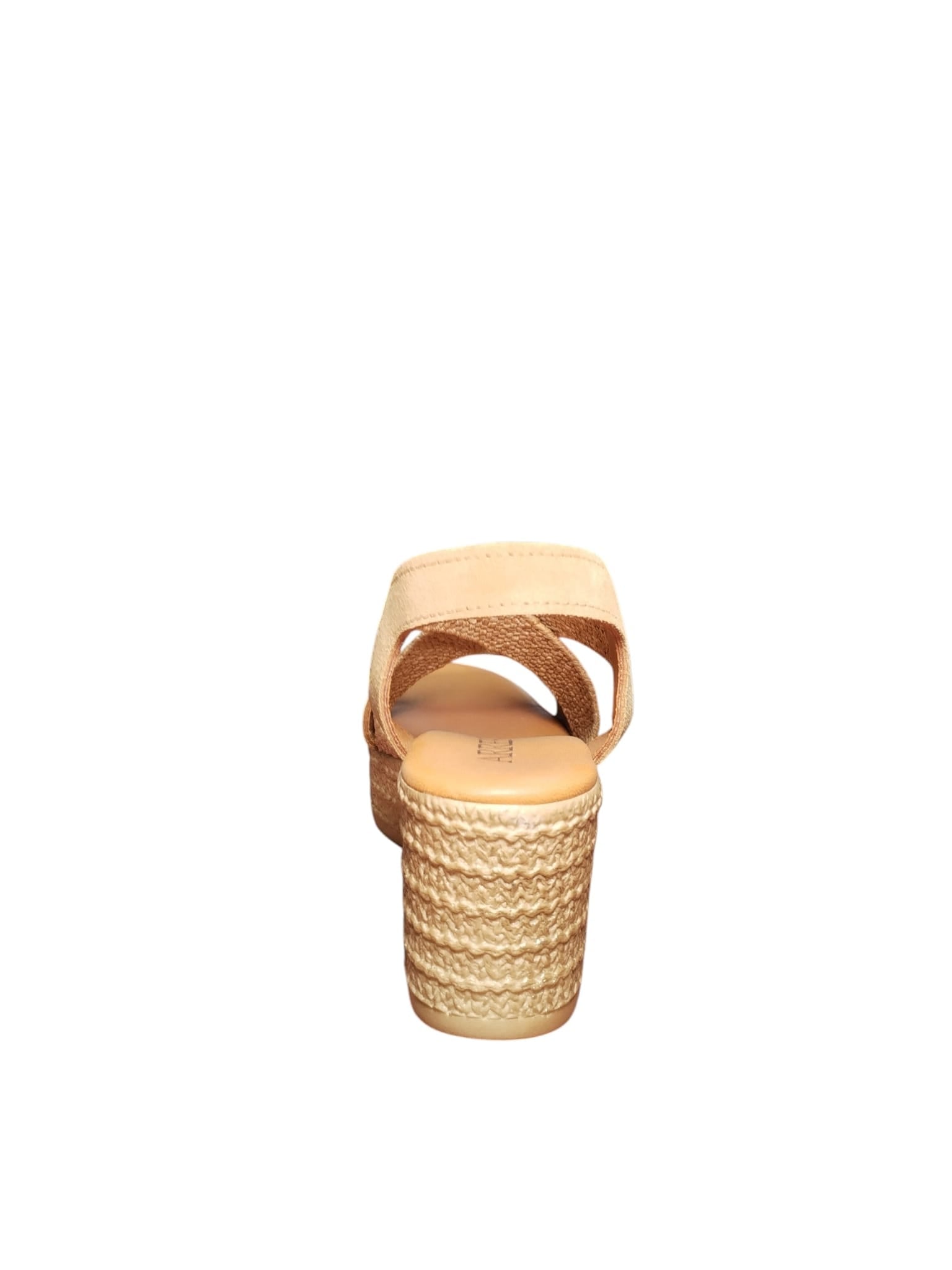 Sandali ARRES con Zeppa Intrecciata Beige