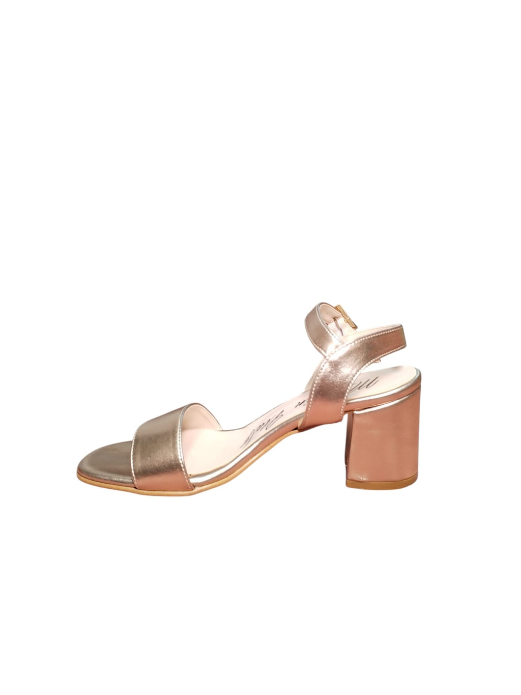 Sandali Eleganti con Tacco Largo, made in italy.