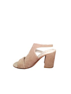Eleganti Sandali Donna con Tacco Largo in Pelle