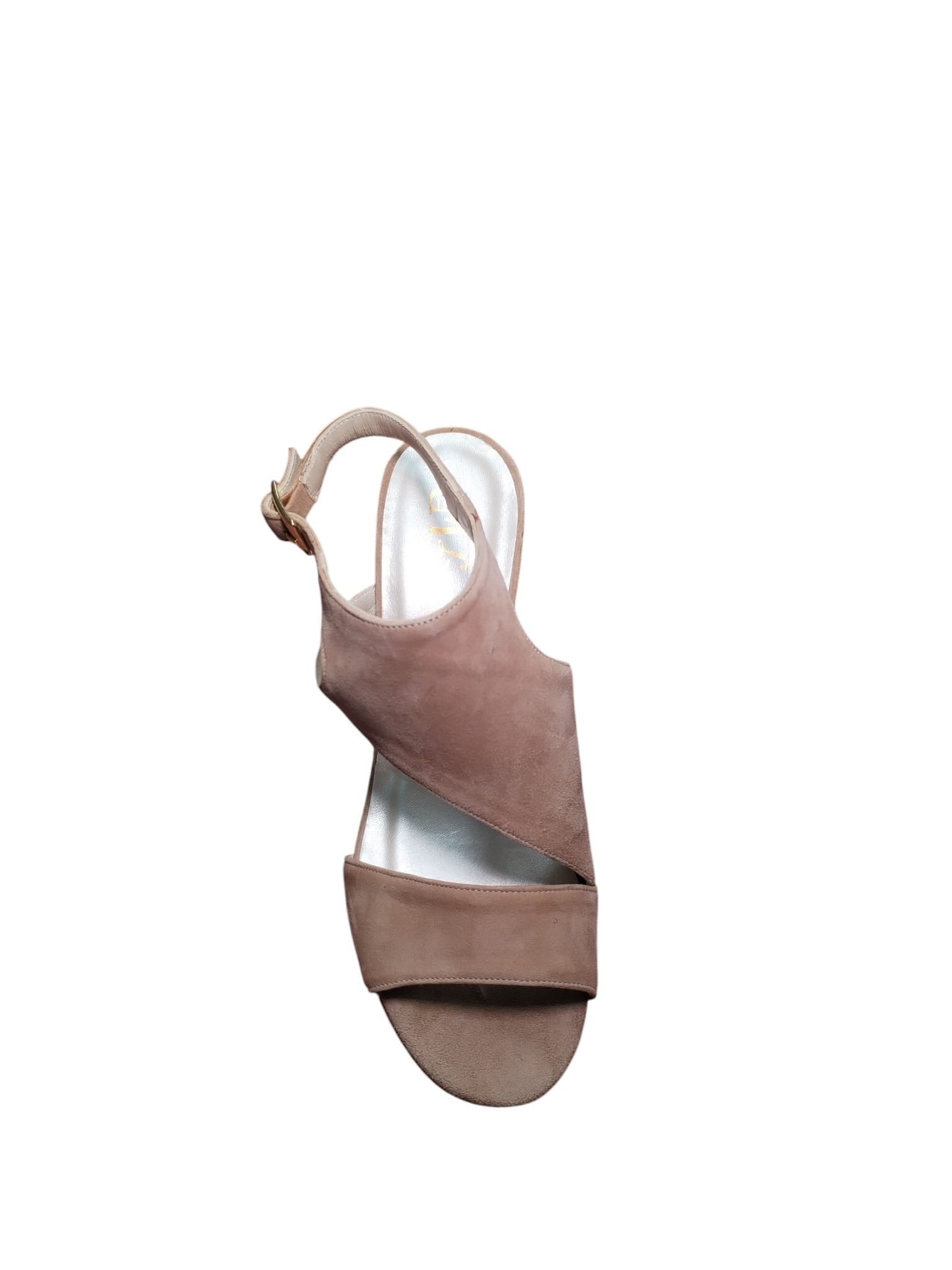 Eleganti Sandali Donna con Tacco Largo in Pelle