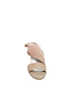 Eleganti Sandali Donna con Tacco Largo in Pelle
