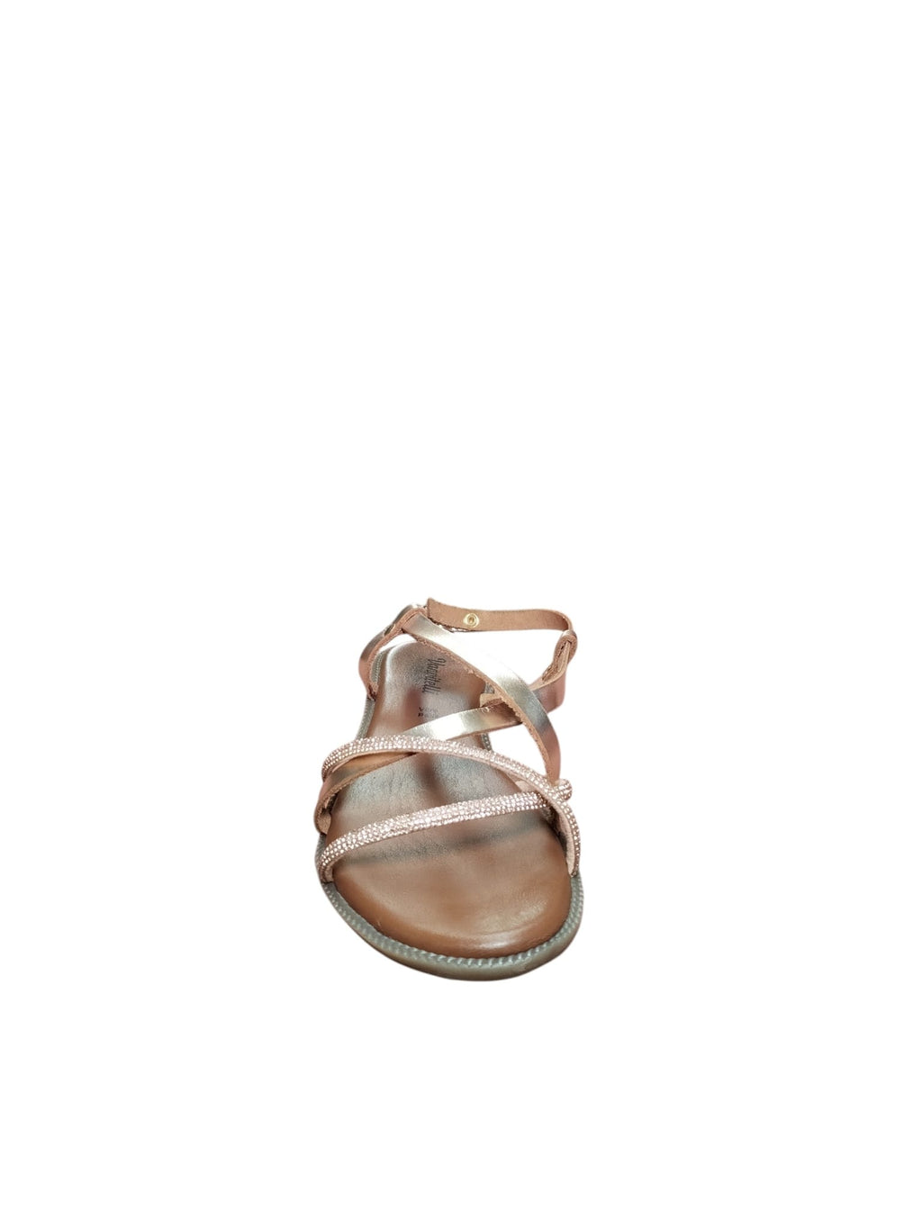 Sandali Donna Bassi Vanwil Fasce Strass