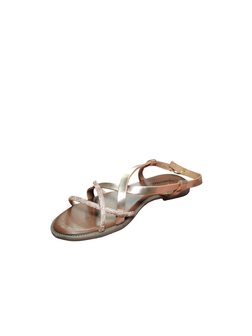 Sandali Donna Bassi Vanwil Fasce Strass