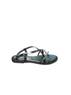 Sandali Donna Bassi Vanwil Fasce Strass