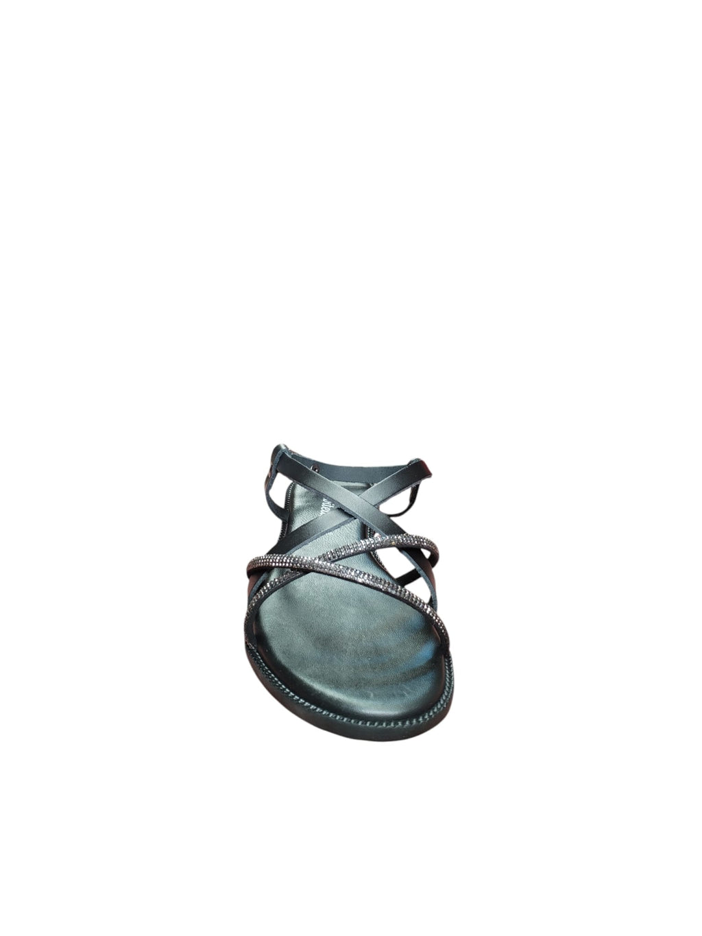 Sandali Donna Bassi Vanwil Fasce Strass