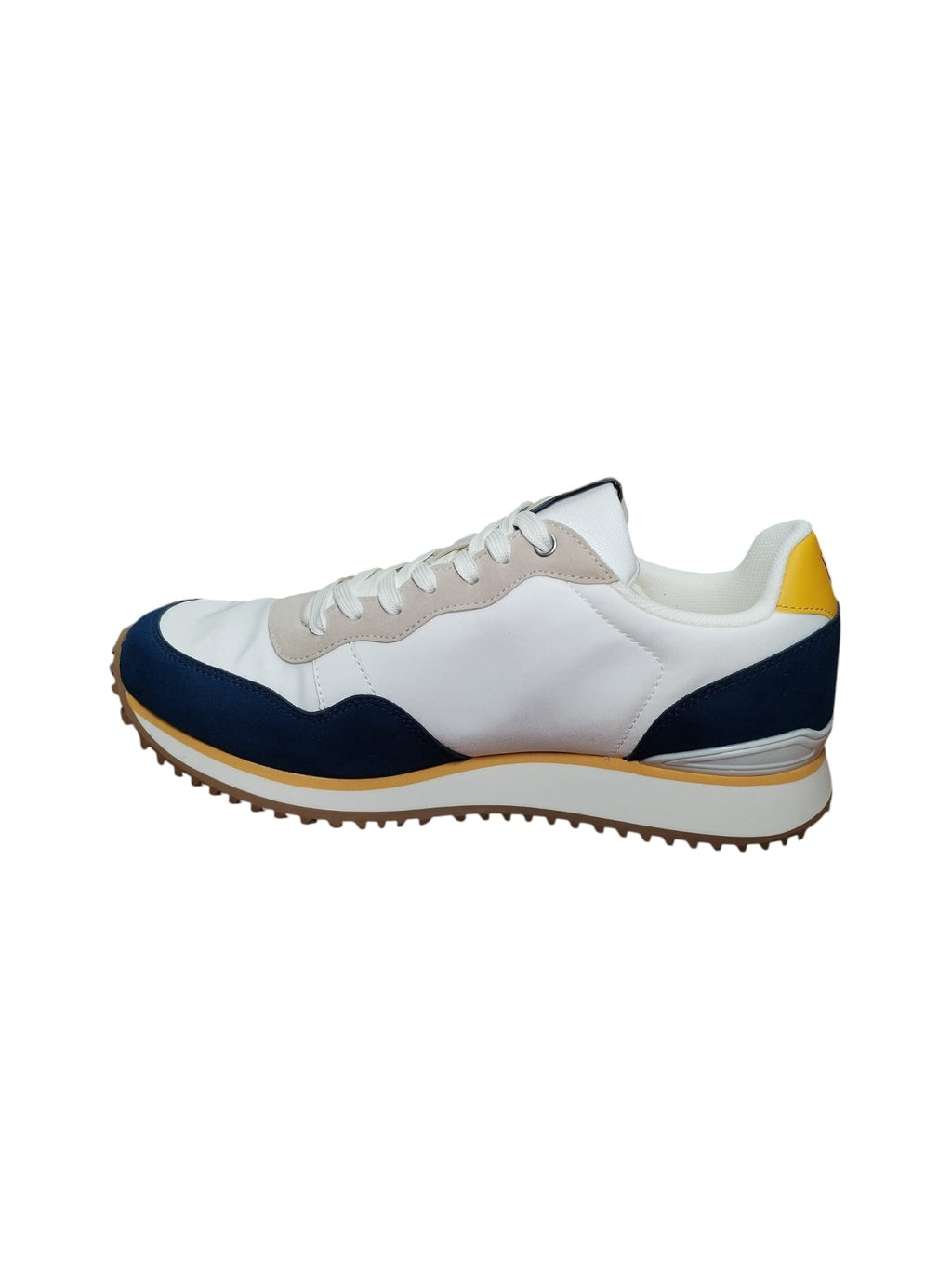 Sneakers Napapijri Bicolore Bianche Blu Gialle Casual