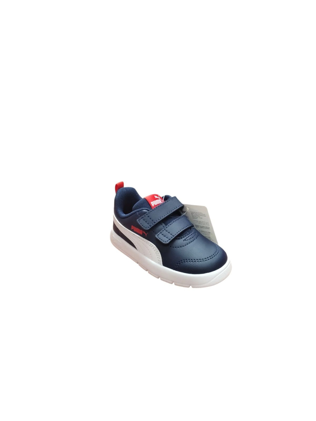 Scarpe Bambino Puma Velcro Blu Navy Bianche Casual