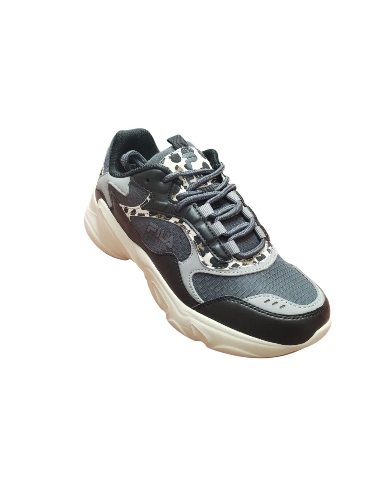 Fila Sneakers Donna Chunky Leopardate Grigie Nere