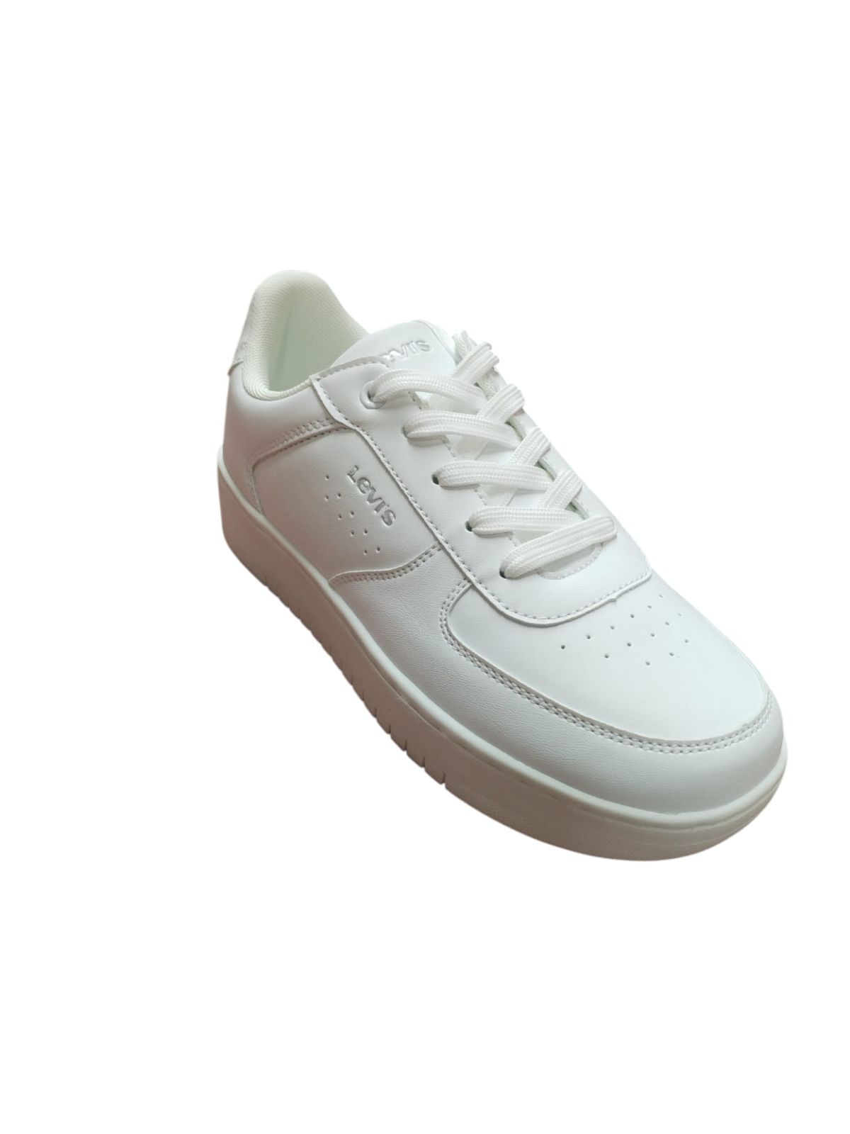 Levi's Sneakers Bianche Classiche Unisex per Tempo Libero