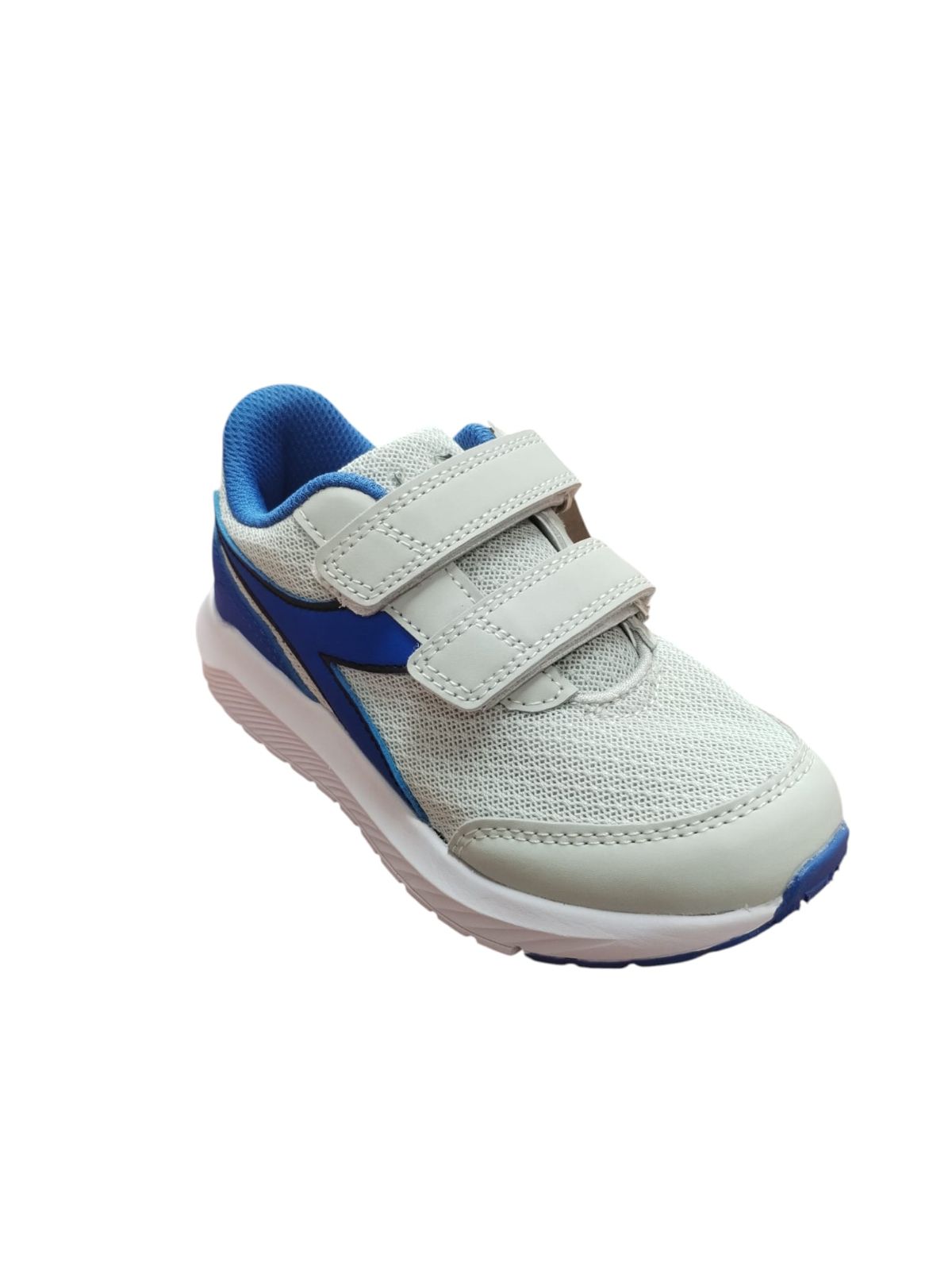 Scarpe da Ginnastica Diadora Bambino con Strappi Velcro Grigio Blu