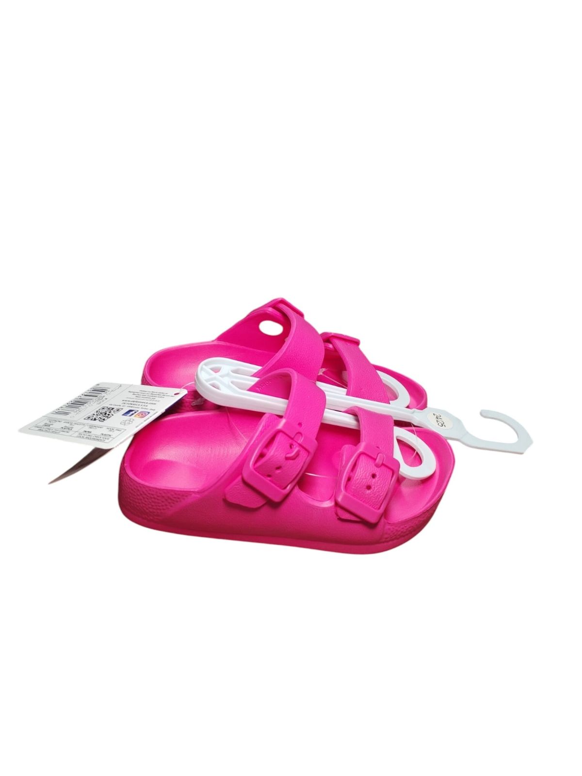 Sandali Bambina Rosa Fucsia con Doppia Fibbia Regolabile