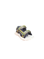 Sandali Bambino Geox Traspiranti Chiusura Strappo Blu Giallo
