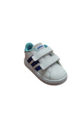 Scarpe Adidas Bambino Strappi Velcro Bianco Blu
