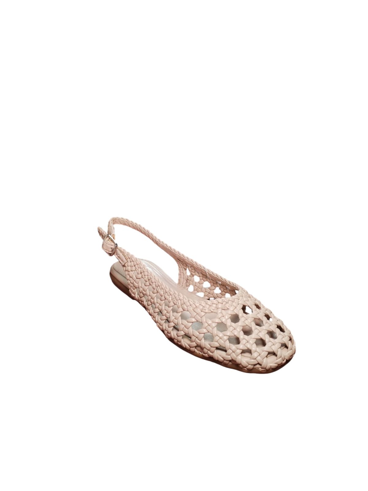 Sandali Slingback Intrecciati Rosa Chiaro Donna